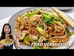 Simple & Easy! Fried Rice Noodles with Eggs 🍜 鸡蛋炒米粉