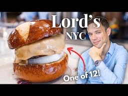 Eating the EXCLUSIVE Welsh Rarebit Burger from Lord’s. Best Burger in NYC?