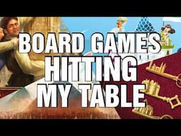 Board Games Hitting My Table - 2nd Half October 2024