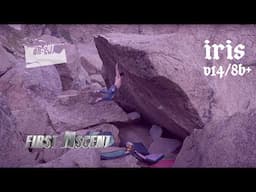 UNCUT: Austin Purdy - Iris (V14/8B+) First Ascent