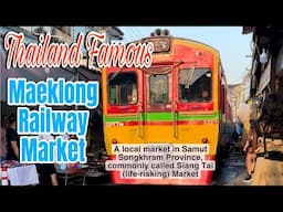 THAILAND Mae Klong Railway Market