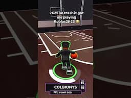 NBA2K25 is HORRIBLE 😭 #shorts #roblox