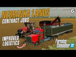 Optimizing our harvest setup on Nebraska Lands - EP6 - FS22