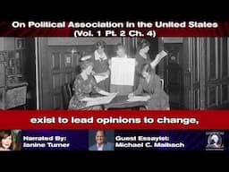 Michael C. Maibach | On Political Association in the United States (Vol. 1 Pt. 2 Ch.4) | Essay 24