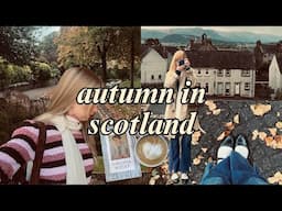 autumn in scotland (cozy walks, library, writing, art gallery) 🍂☕️