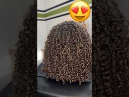 Tight Natural Curls with a Fine Texture #hairtransformation #finehair #naturalhair