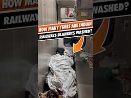 🚨Indian Railways के कंबल कितने दिनों में धुलते हैं? #indianrailways #blanket