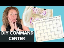 DIY Acrylic Calendar | Home Command Center || Budget Friendly Acrylic Calendar | Back to School DIY