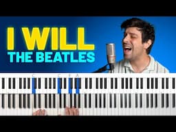 How To Play "I Will" by The Beatles [Piano Tutorial + Chord Chart]