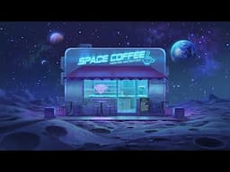 cafe on the moon. 🌒 lofi space vibes