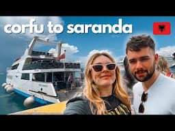 CORFU TO ALBANIA - where to stay in Saranda☀️🏨 (Albania travel vlog)