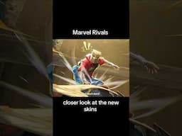 Closer Look at Marvel Rivals New Skins! #marvelrivals #marvel #shorts