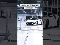 Honda  NSX - PRODUCTION 🇺🇸 USA Car FACTORY Assembly