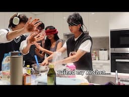 we tried BLIND DEAF MUTE BAKING CHALLENGE 😖