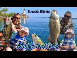 Lake Erie Trifecta - Bass , Walleye & Monster Sheephead - Mike's last trip