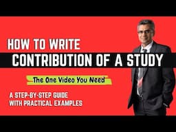 💪 How to Write the Contributions of a Study in a Research Paper: A Step-by-Step Guide 🎓