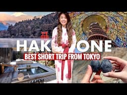 BEST Food & Sightseeing Experience in Japan *Easy Day Trip from Tokyo to Hakone*