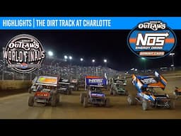 World of Outlaws NOS Energy Drink Sprint Cars | Dirt Track at Charlotte | Nov. 9, 2024 | HIGHLIGHTS