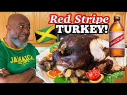 How to make a Festive Red Stripe Turkey! | Deddy's Kitchen