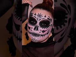 🖤💀🇲🇽✨🫶🏼 #skullmakeup #diademuertos #dayofthedead #halloween #makeuptutorial