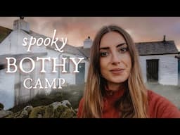 Hiking in the rain & camping at a desolate bothy ~ Halloween Fireside Reading | Lake District