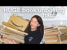 huge book unboxing haul📖🎀 35+ books