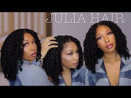 BOMB! 100% GLUELESS 13*4 PRE-EVERYTHING KINKY CURLY WIG INSTALL FT JULIA HAIR