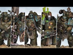 How to Paint the DEATHGUARD KILL TEAM | Creating My 40k Plague Marines