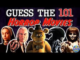 Guess "THE 101 HORROR MOVIES" QUIZ! 🎃🎬 | HALLOWEEN SPECIAL| CHALLENGE/ TRIVIA