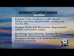 Brookings bans overnight camping