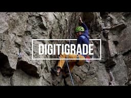 Sport climbing Digitigrade (6c/5.11b) at Gothenburg in Sweden