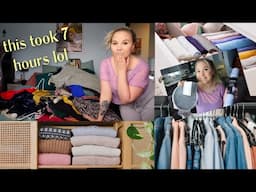 *MAJOR* CLOSET CLEAN OUT | decluttering & organizing all my clothes for 2022