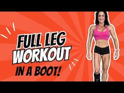 Training through Injury | Full Leg Workout | Non-Bearing & Partial Weight Bearing