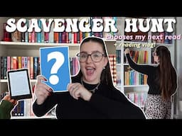 bookshelf scavenger hunt chooses my next read (+ reading vlog)!🔎📖✨