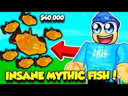 I Caught TONS OF MYTHIC FISH And Made INSANE MONEY In Roblox Fisch!