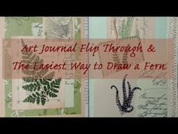 Add Whimsical Ferns to Your Page AND Art Journal Flip Through: Guest post by Centi Bastelt