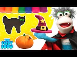 Fizzy & Phoebe Make DIY Halloween Play Doh Decoration | The Fizzy Show Videos