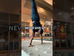 INSPIRATIONAL Handstand Journey Calisthenics Motivation Handstand Motivation Never Give Up 🔥 #short