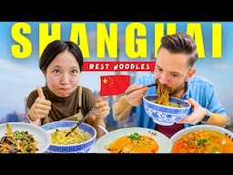 A Full Day Eating ONLY NOODLES in Shanghai China 🇨🇳