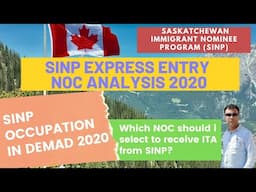 SINP NOC Trend Analysis 2020 | SINP Occupation in-Demand List 2020