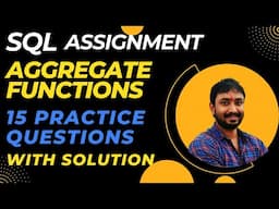 SQL Aggregate Functions Assignment Question and Answers