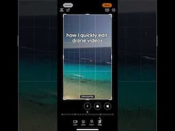 How I QUICKLY edit drone vdieos!