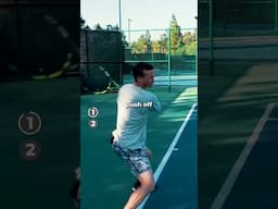 2 Forehand Footwork Patterns