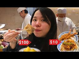 Casual Vs. High End Tempura in Tokyo | Tempura Kondo **