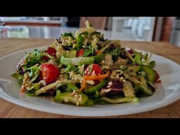 This Healthy Cucumber Tomato Salad Made With a Few Ingredients!