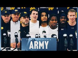 Army | Post-Practice Press Conference (11.19.24) | Notre Dame Football