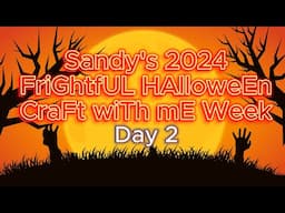 Halloween Week 2024 Craft With Me Day 2|  Simple Vintage Scary Story Album | Country Craft Creations