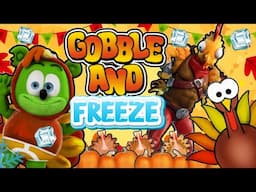 Gobble and Freeze | Turkey Freeze Dance | Autumn Brain Break for Kids |  PhonicsMan Fitness