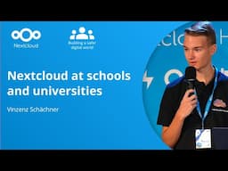 Nextcloud in schools and universities | Nextcloud Community Conference 2024