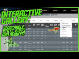 Updated Interactive Gallery: for Stats, Buffs, and Debuffs! || Watcher of Realms